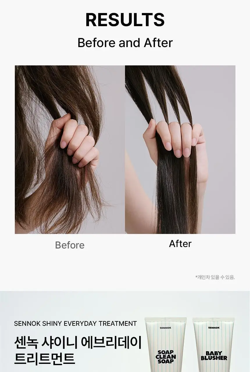 [손상&수분영양] 센녹 샤이니 에브리데이 트리트먼트180ml 2종 상세페이지 9
